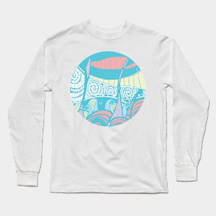 Under the sea illustration Long Sleeve T-Shirt